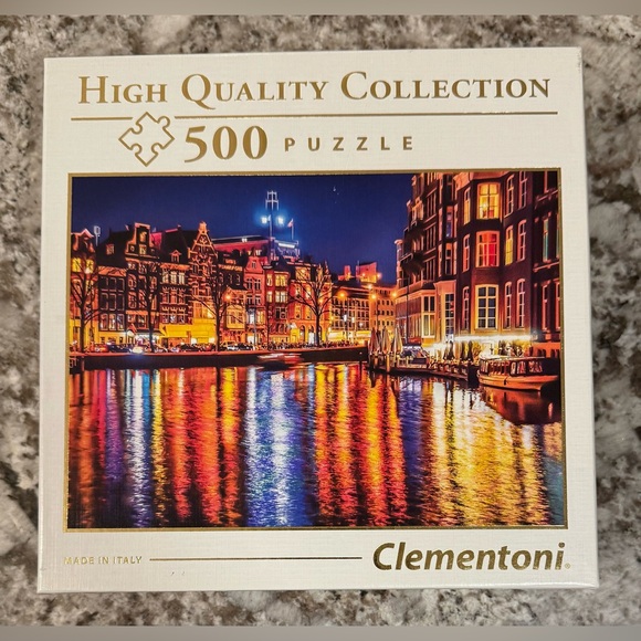 NEW Clementoni High Quality Collection Amsterdam Puzzle 500 Pieces - Picture 4 of 8